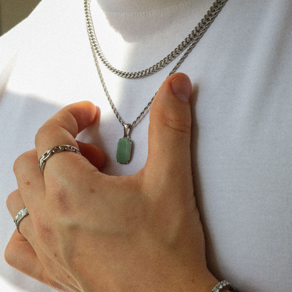 Gasper Void Aventurine Silver