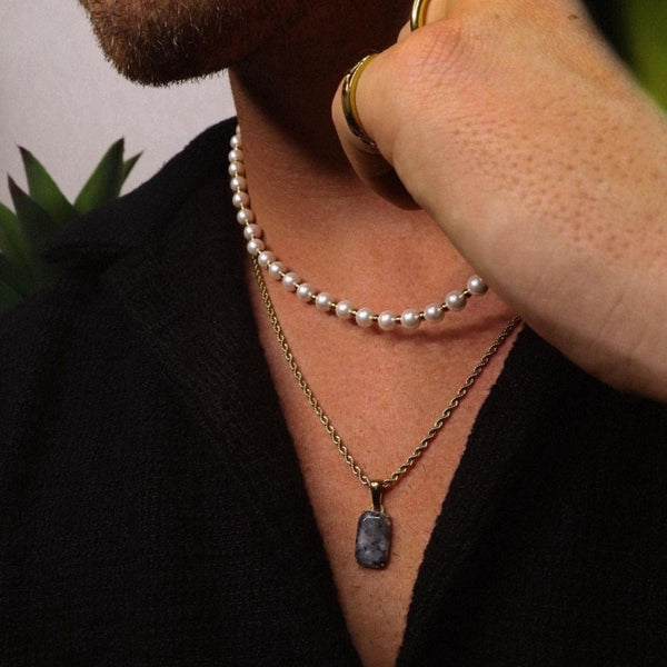 Gasper Void Black Spectrolite Gold