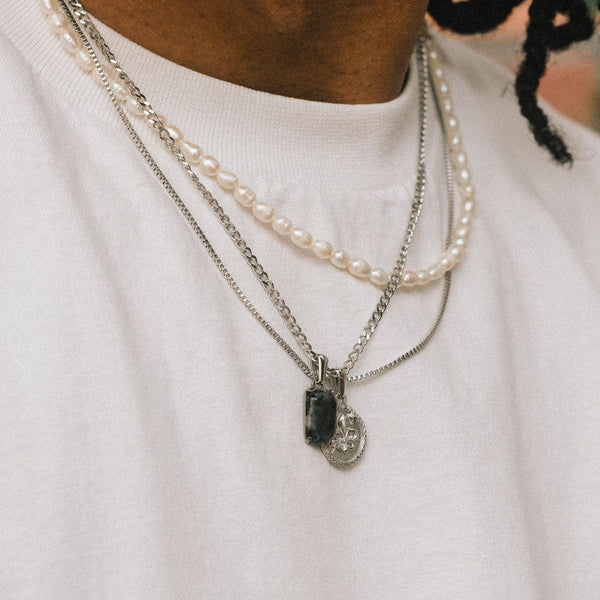 Gasper Void Black Spectrolite Silver