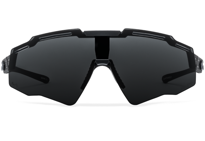 Gatorz Blastshield B2 ANSI Z87.1+ Smoke Polarized W/ Blue Mirror W/Anti-Fog