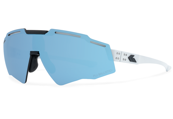 Gatorz Blastshield B2 ANSI Z87.1+ Smoke Polarized W/Sunburst Mirror W/Anti-Fog