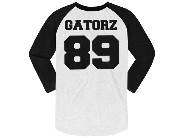 Gatorz Black And White ’89 Raglan Tee