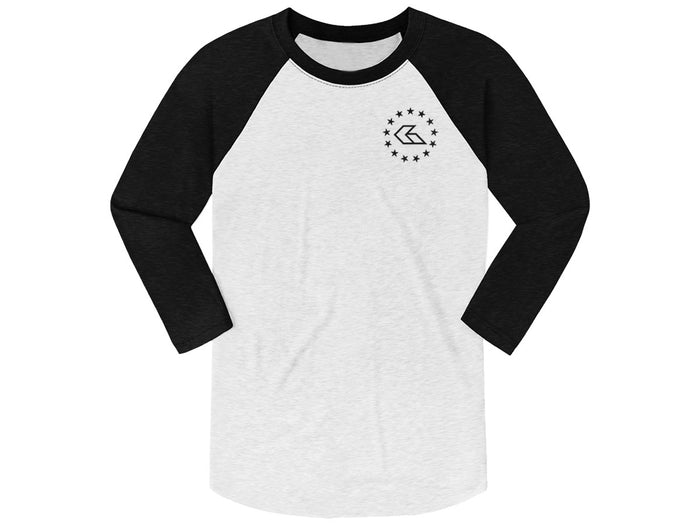 Gatorz Black And White ’89 Raglan Tee