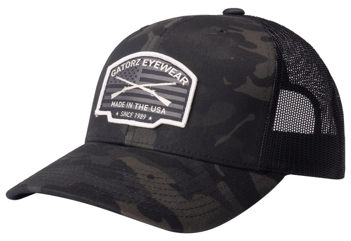 gatorz Snap back Multicam Black / Woven Double Guns Patch