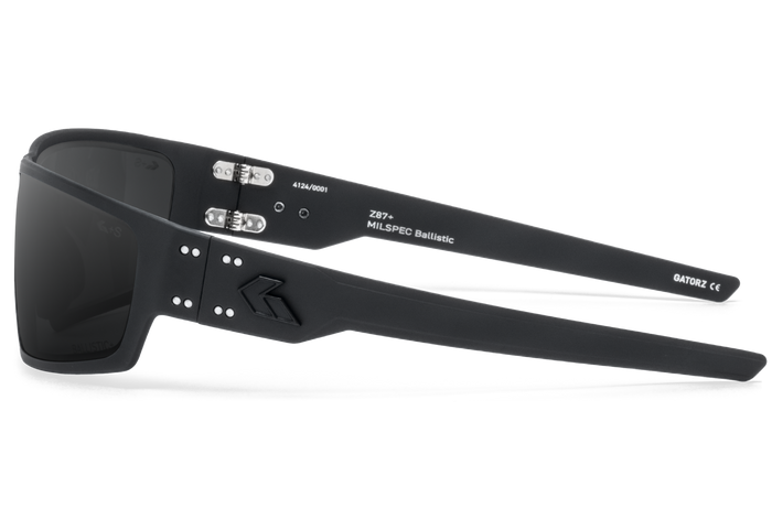 Gatorz Warhawk Smoke Optimized Polarized (OPz) W/ Blue Mirror