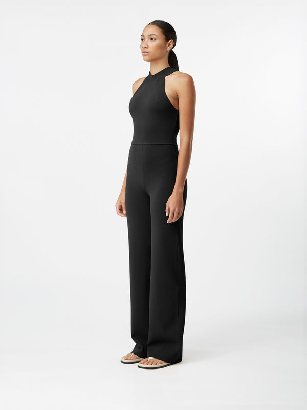 Gauge81 Aliaga Long Knit Jumpsuit With Halter Neckline