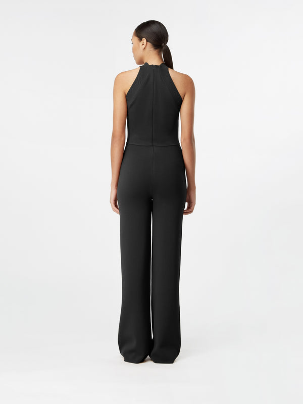 Gauge81 Aliaga Long Knit Jumpsuit With Halter Neckline