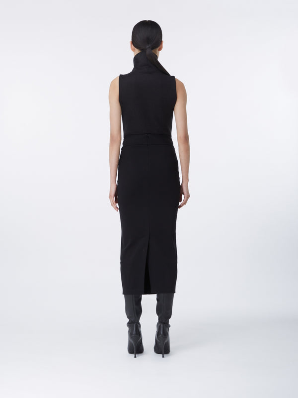 Gauge81 Barina Midi Midi Jersey Skirt With Knot Detail
