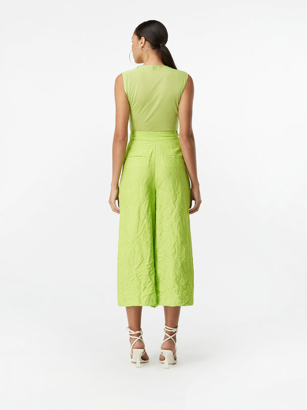 Gauge81 Carey Sheer Jersey Bodysuit With Drape Detail