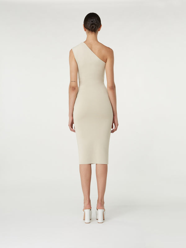 Gauge81 Arriba Midi One Shoulder Knit Midi Dress