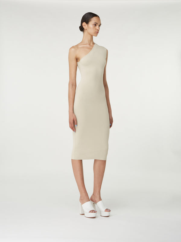 Gauge81 Arriba Midi One Shoulder Knit Midi Dress