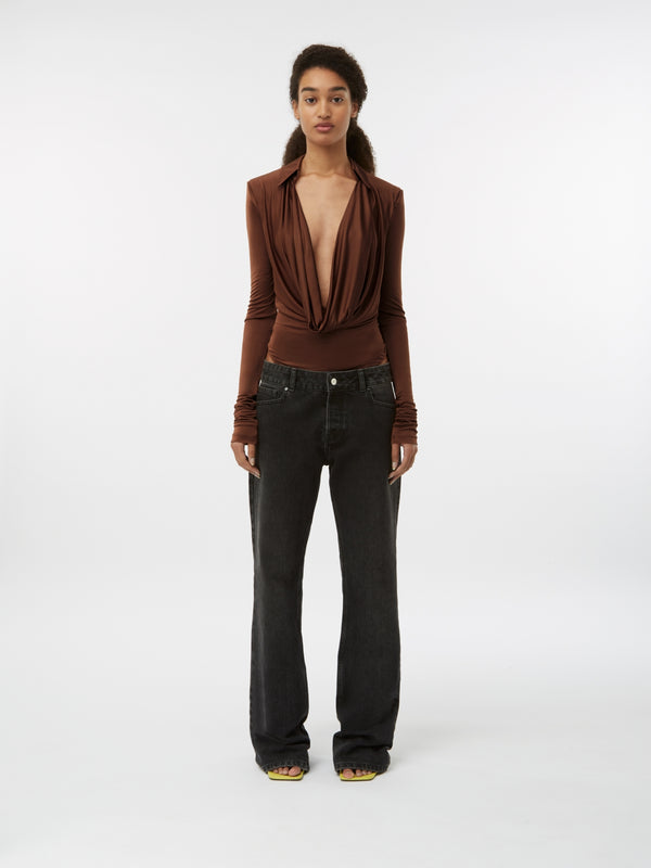 gauge81 bauska deep v jersey bodysuit