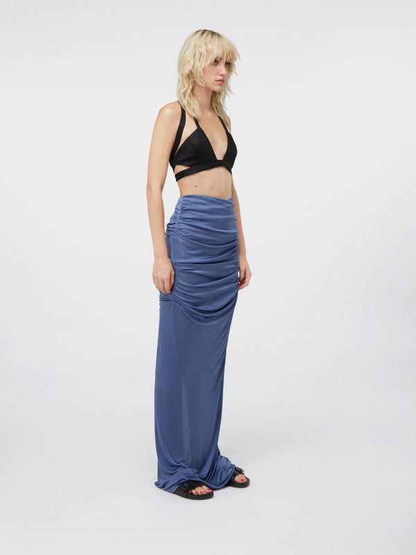 Gauge81 Belem Draped Jersey Maxi Skirt