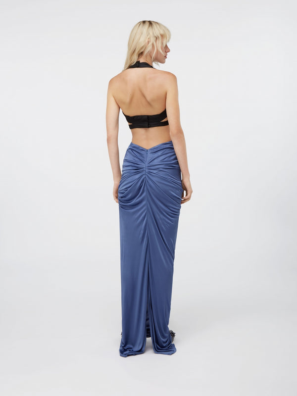 Gauge81 Belem Draped Jersey Maxi Skirt