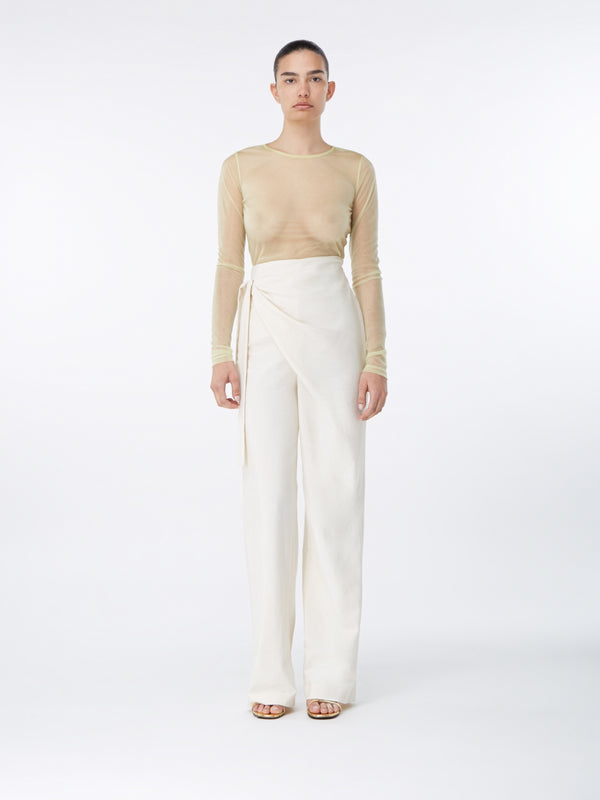 gauge81 carlow pants with drape detail