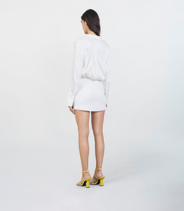 Gauge81 Cusco Linen Mini Shirt Dress