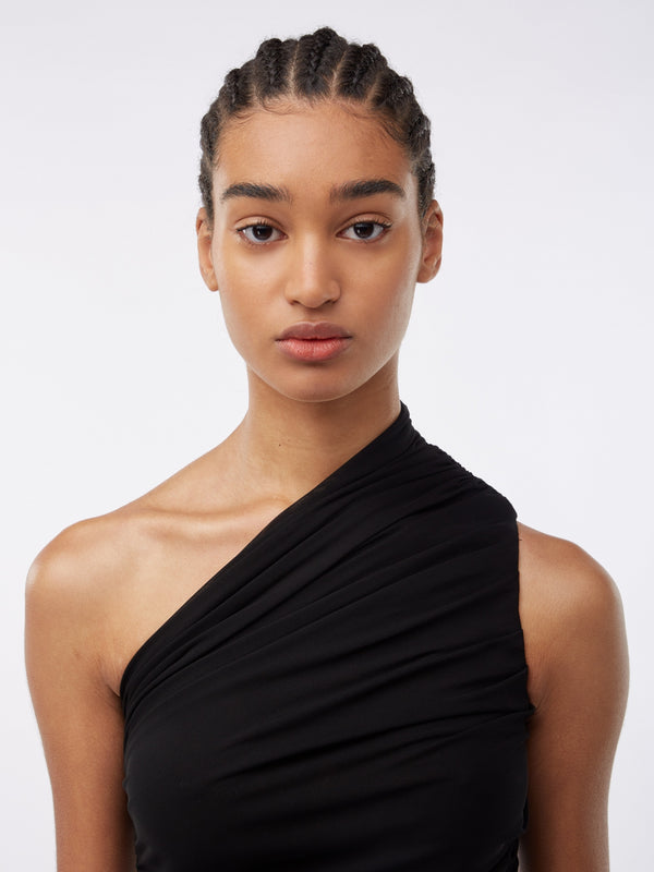 Gauge81 Ira One Shoulder Draped Jersey Dress