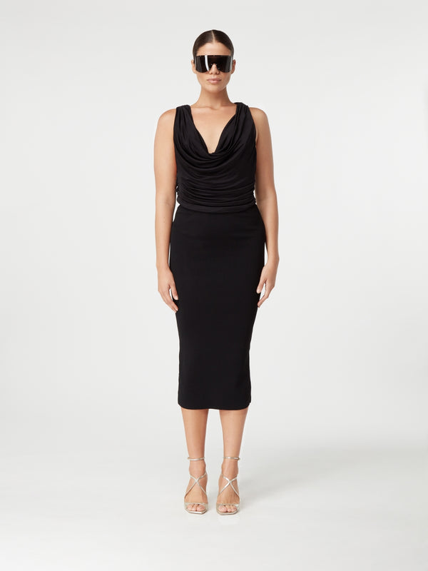 gauge81 juara cross-backed draped top