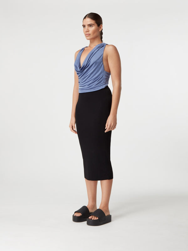 Gauge81 Juara Cross-backed Draped Top