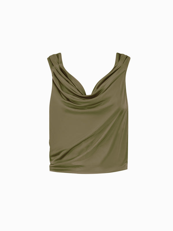 Gauge81 Juara Cross-backed Draped Top