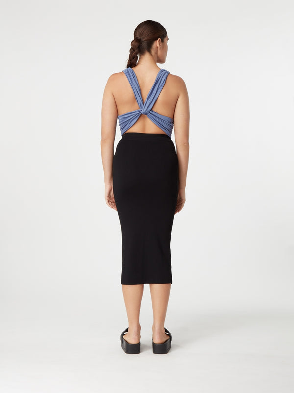 Gauge81 Juara Cross-backed Draped Top