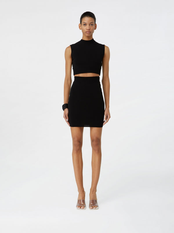 gauge81 mao sleeveless bodycon dress