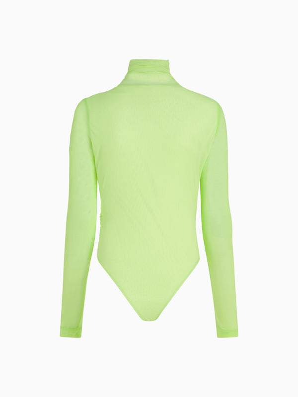 Gauge81 Patra Jersey Bodysuit With Front Drapes