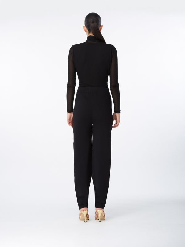 Gauge81 Patra Jersey Bodysuit With Front Drapes