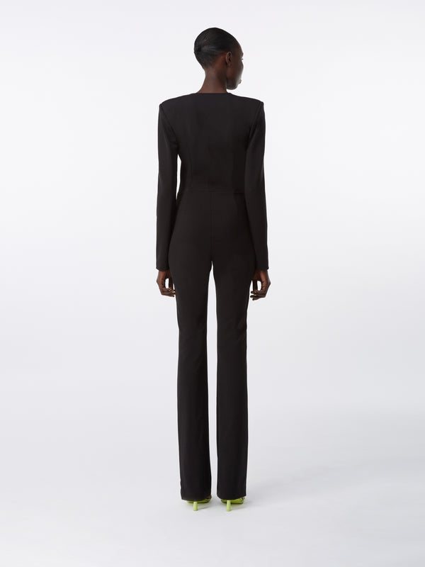 Gauge81 Phil Jersey Plunge Jumpsuit