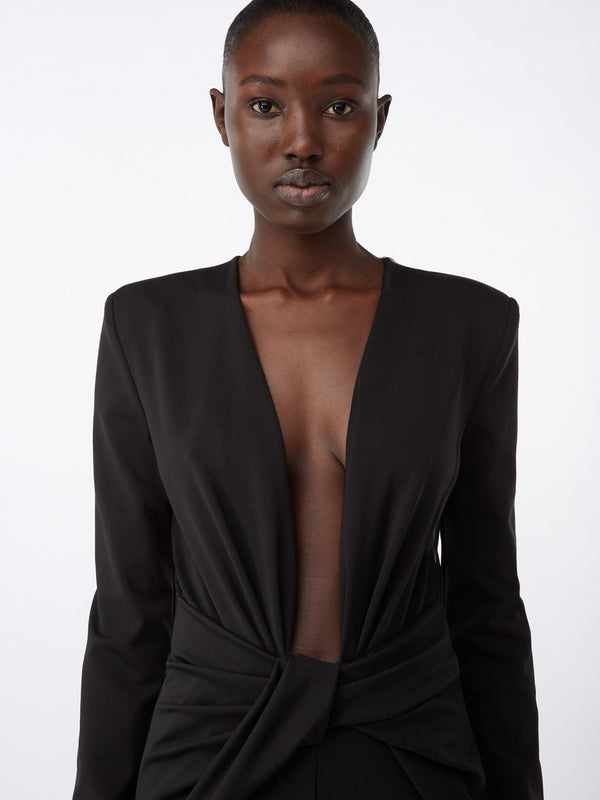 Gauge81 Phil Jersey Plunge Jumpsuit