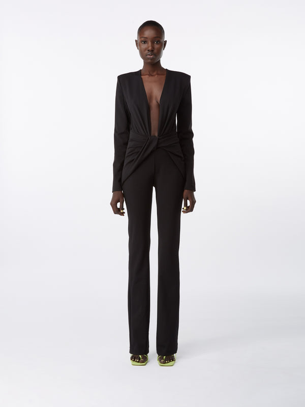 gauge81 phil jersey plunge jumpsuit