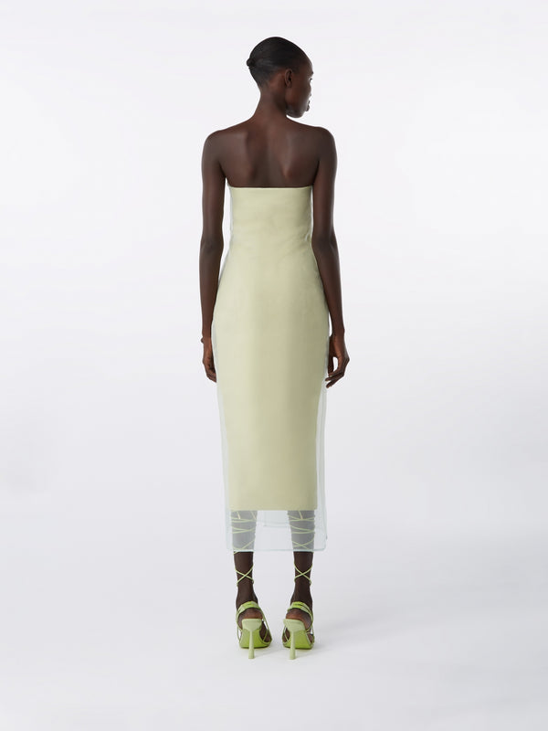 Gauge81 Punta Strapless Dress With Veil