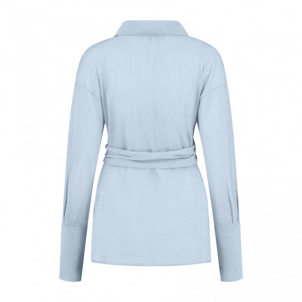 Gauge81 Sabinas Knit Long Sleeve Wrap Shirt