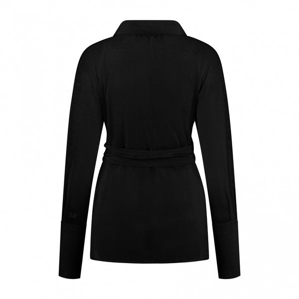 Gauge81 Sabinas Knit Long Sleeve Wrap Shirt