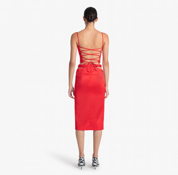 Gauge81 Soledad Midi Skirt With Waist Cutouts