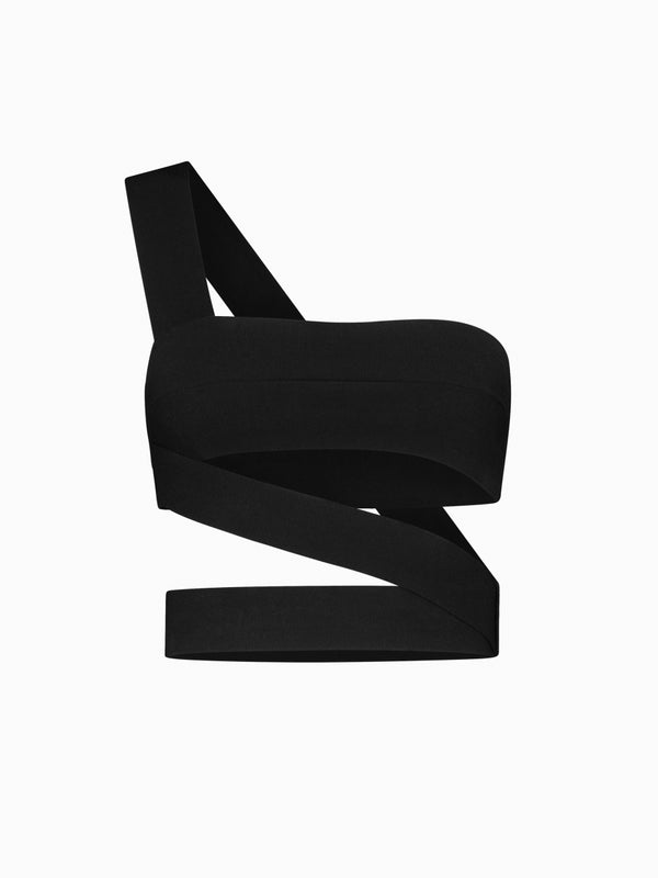 gauge81 vinas one-shoulder knitted top