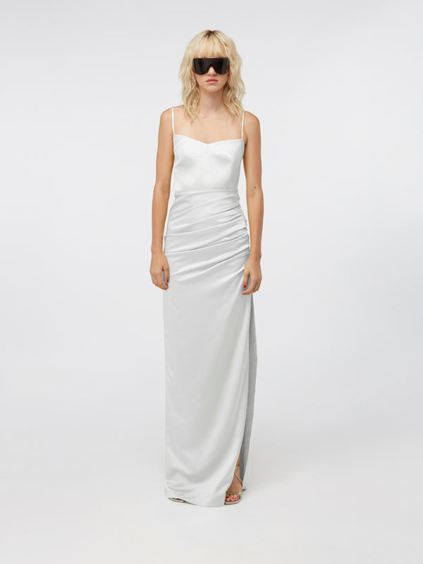 gauge81 vona full length dress with slit