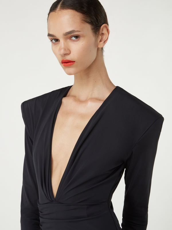 Gauge81 Rosaria Matte Jersey Jumpsuit With Drape Detail