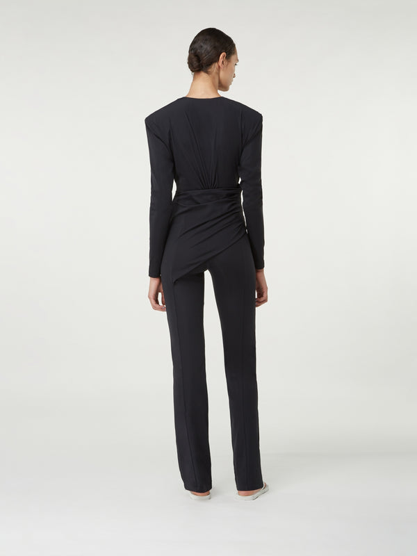 Gauge81 Rosaria Matte Jersey Jumpsuit With Drape Detail