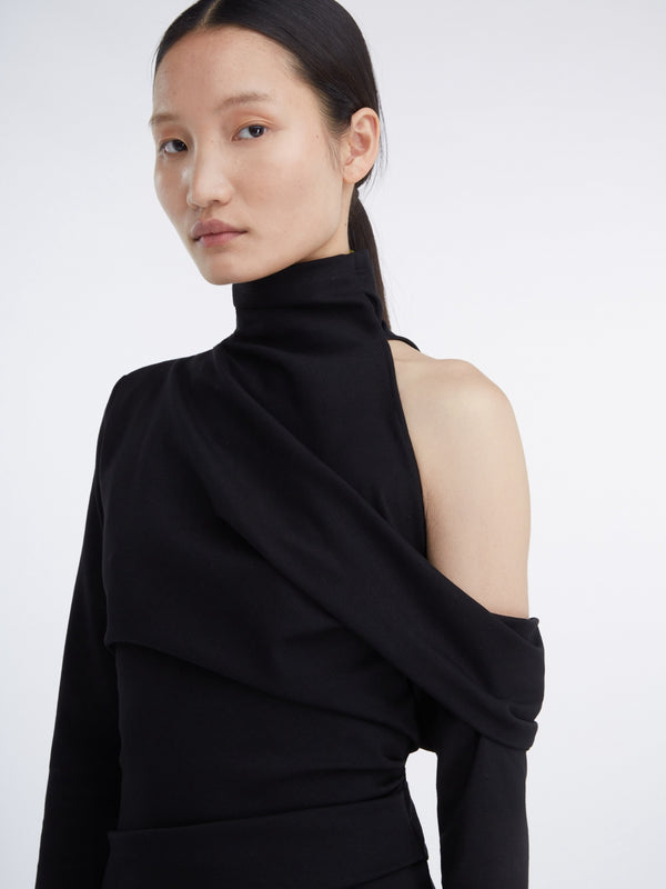 Gauge81 Teresa Midi Midi Jersey Dress With Bare Shoulder