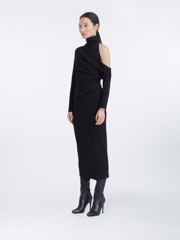 Gauge81 Teresa Midi Midi Jersey Dress With Bare Shoulder