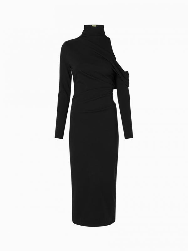 Gauge81 Teresa Midi Midi Jersey Dress With Bare Shoulder