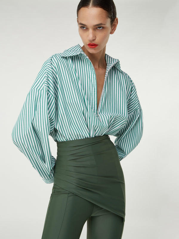 Gauge81 Zoe Matte Jersey Leggings With Drape Detail