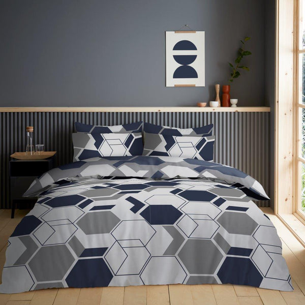 gaveno cavailia Aster Geo Printed Complete Duvet Set