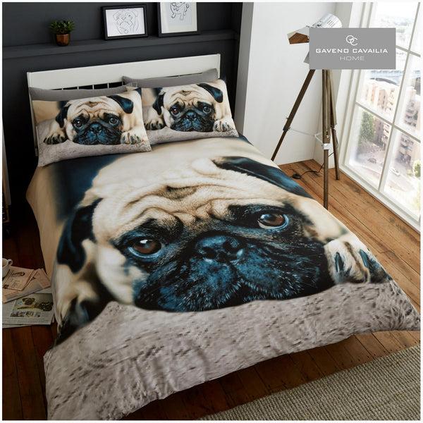 Gaveno Cavailia 3D Sweet Pug Duvet Set