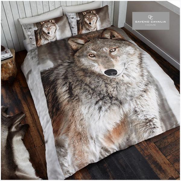 gaveno cavailia 3D Wolf Duvet Set