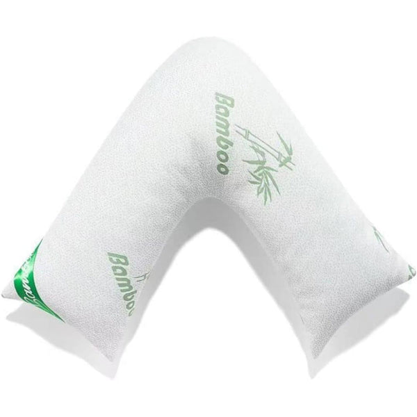 gaveno cavailia Bamboo Memory Foam V-Shape Pillow