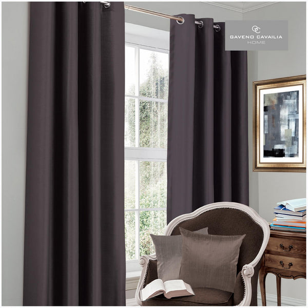 Gaveno Cavailia Blackout Plain Curtains