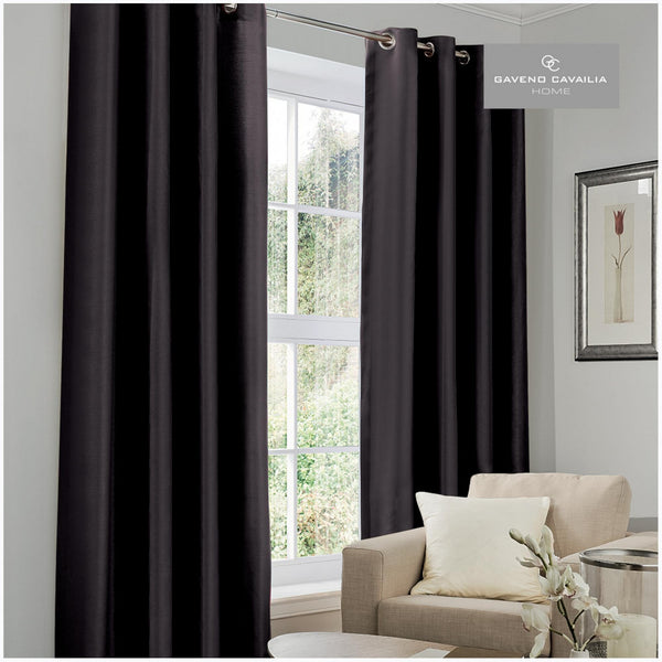 Gaveno Cavailia Blackout Plain Curtains