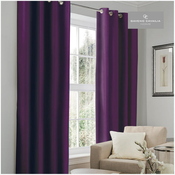 gaveno cavailia Blackout Plain Curtains